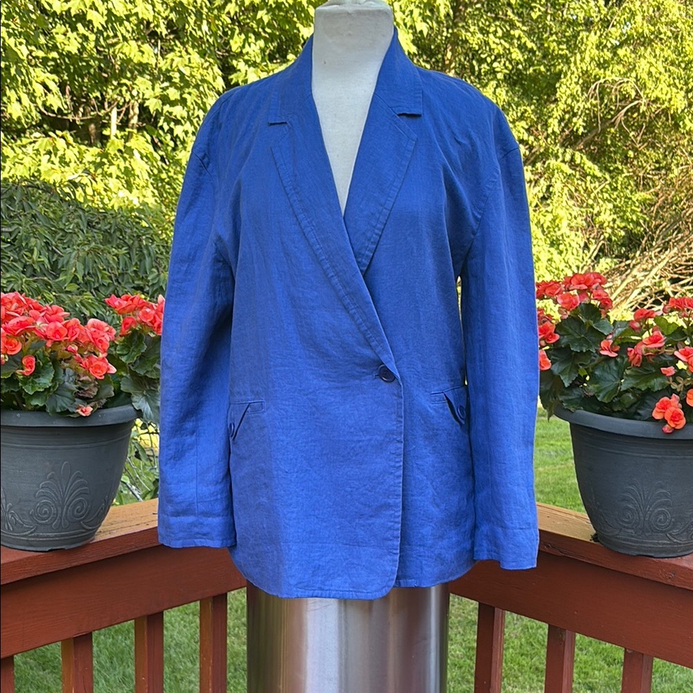 NWT Madewell Blue Blazer Double-Breasted Suit Jacket